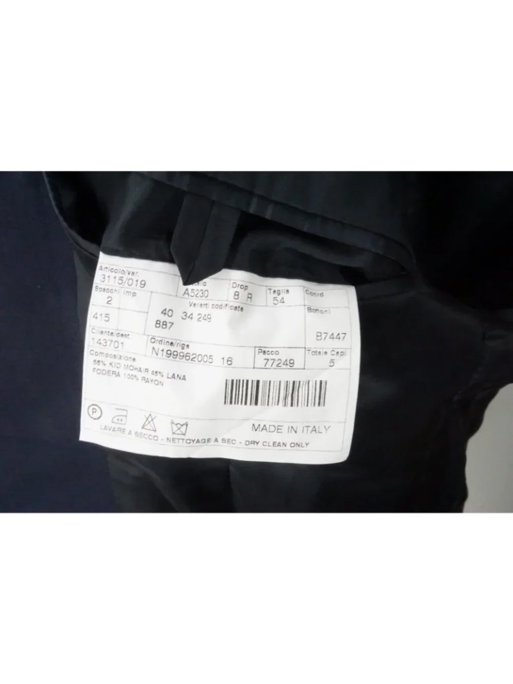 Burberry approximate measurements